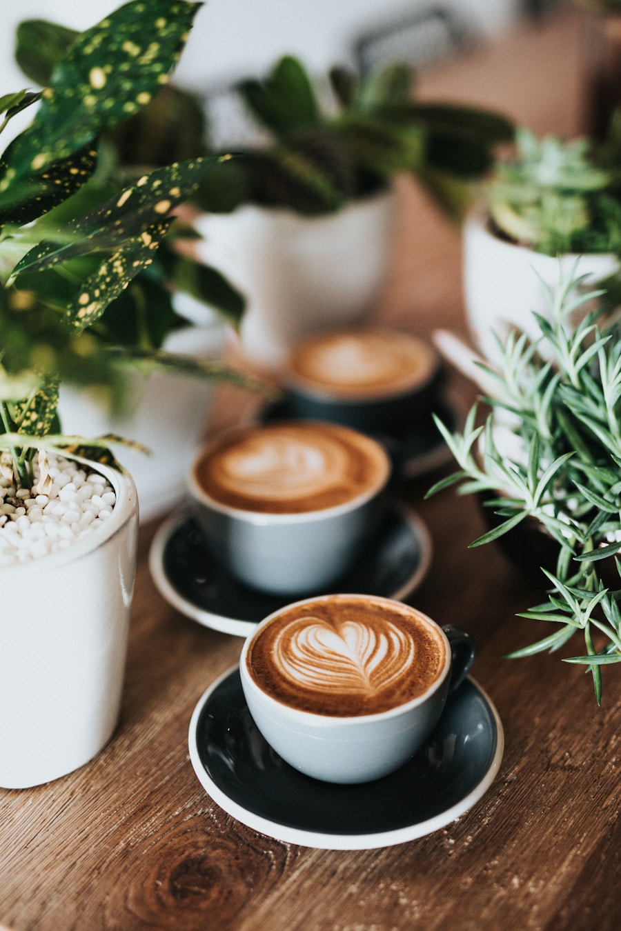 Freshly poured coffee featured in an example digital menu